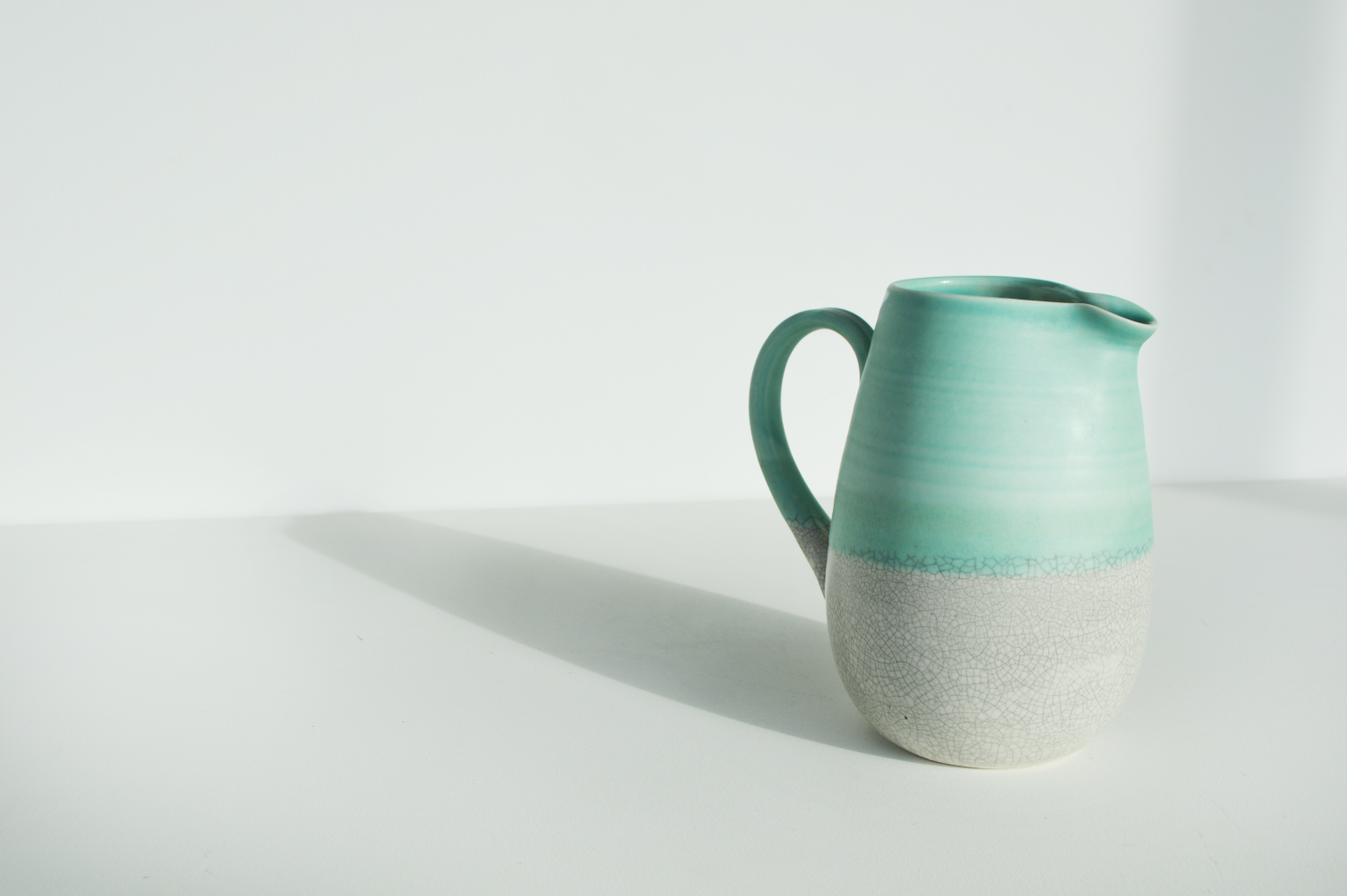 Lichen/ Crackle Jug (Large)