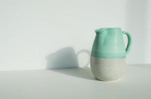 Lichen/ Crackle Jug (Large)